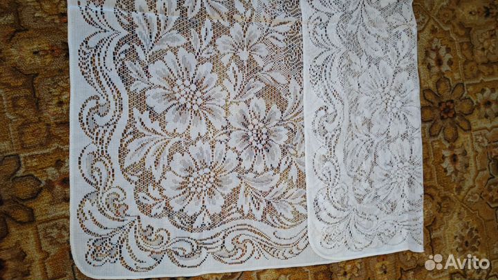Накидка на подушку, тюль СССР