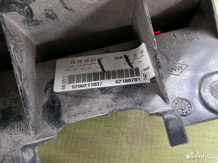 Дополнительный стоп сигнал Renault Logan