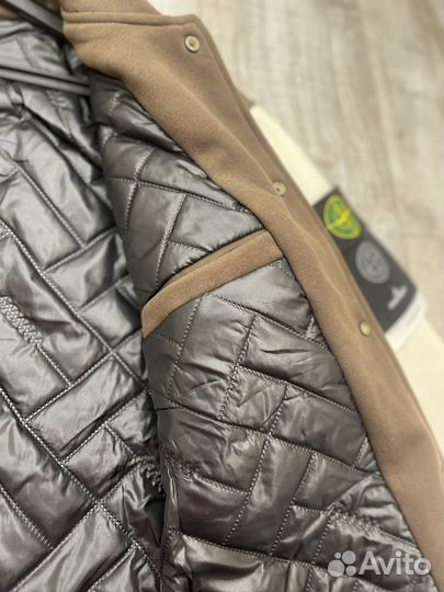 Бомбер stone island утепленный