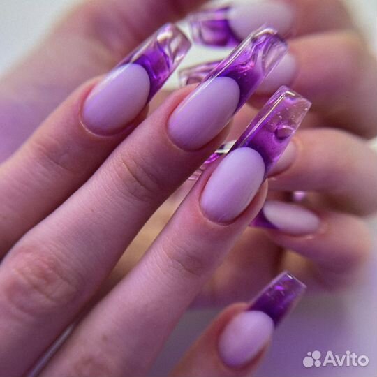 Маникюр наращивание