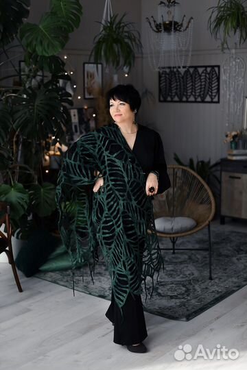 Женский ажурный шарф-палантин