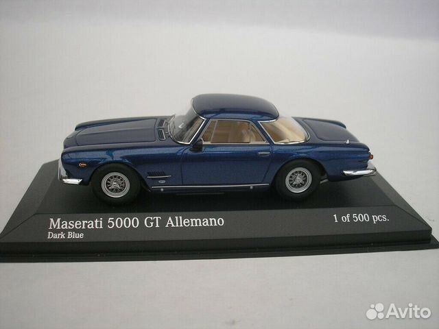 Мазерати Maserati 5000 GT Allemano Minichamps 1/43