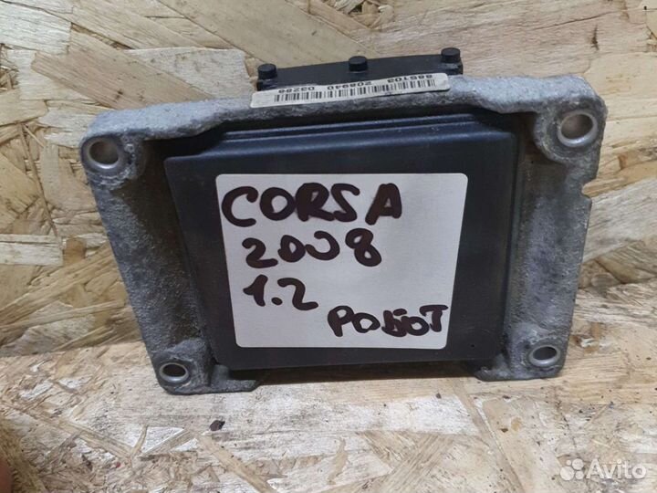Блок управления двигателем opel corsa D z12xep