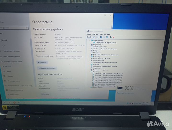 15.6 Ноутбук Acer Aspire 3 A315-54 (N19C1)