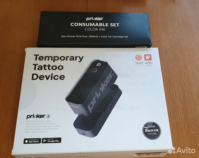 Prinker S color and black принтер для тату