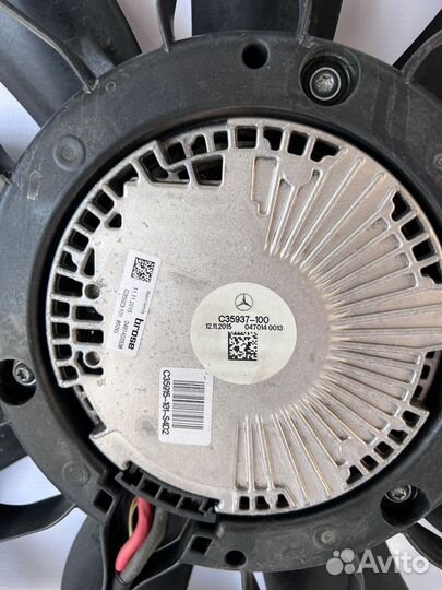 Mercedes W205 6.3 Вентилятор