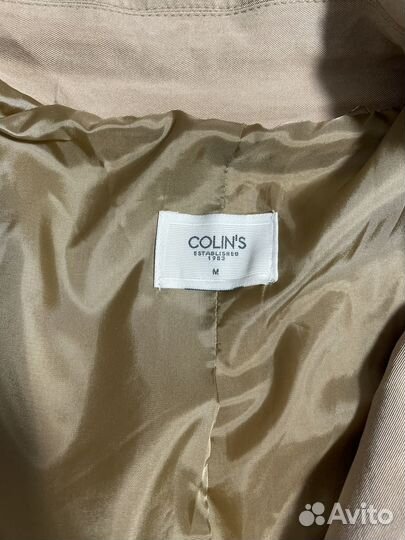 Бежевый тренч colin’s M