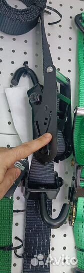 Ремень стяжной автовозный 50 мм 4 т 3 м j крюки