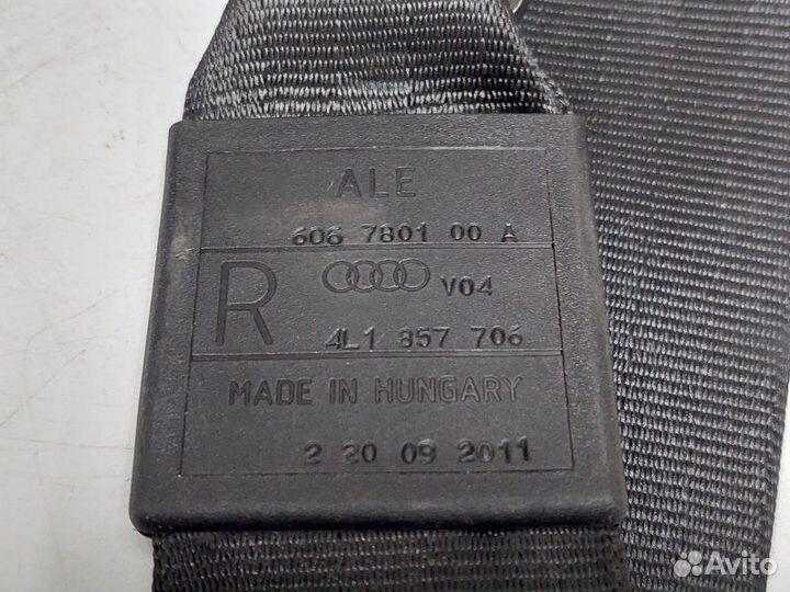 Ремень безопасности передний правый Audi Q7 4L