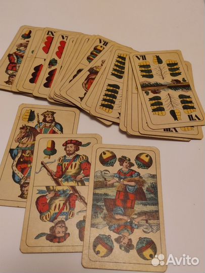 Карты игральные, гадальные