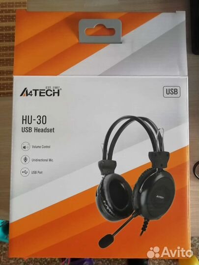 Проводные наушники с микрофоном USB