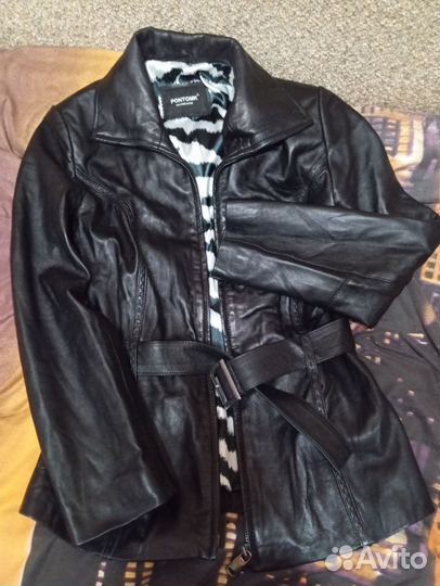 Куртка кожаная женская