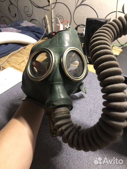 Пожарный капюшон, противогаз