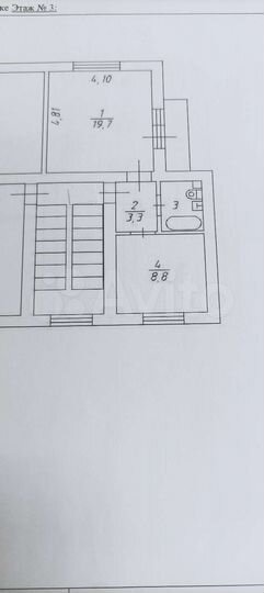 4-к. квартира, 78 м², 3/5 эт.