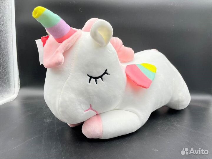 Единорог подушка антистресс мягкая игрушка