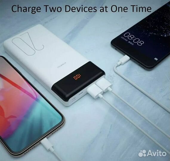 Внешний аккумулятор power bank 20000