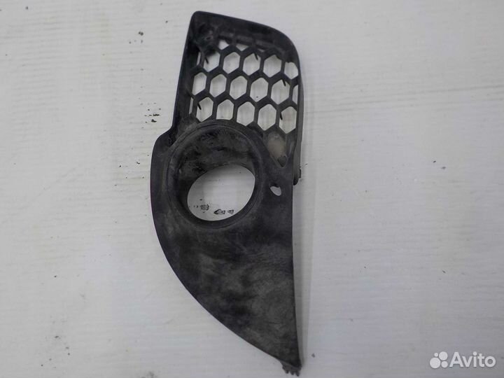 Накладка на бампер mitsubishi lancer 10 передняя п