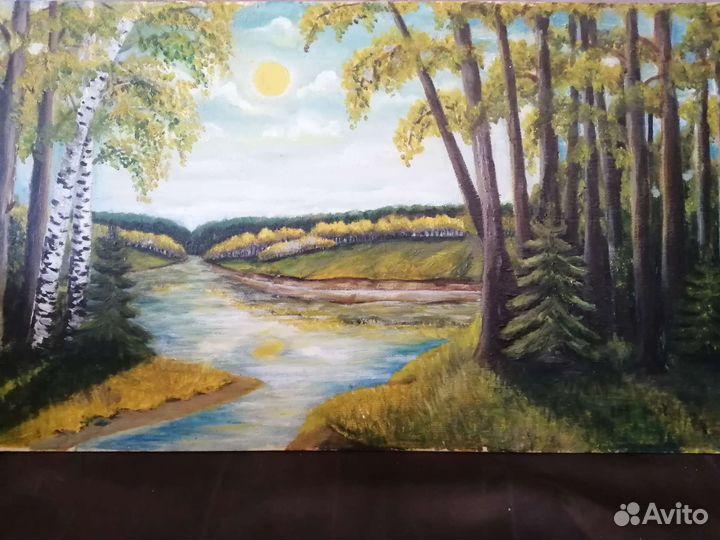 Картина маслом пейзаж