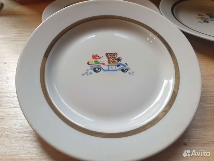 Набор детских тарелок СССР винтаж