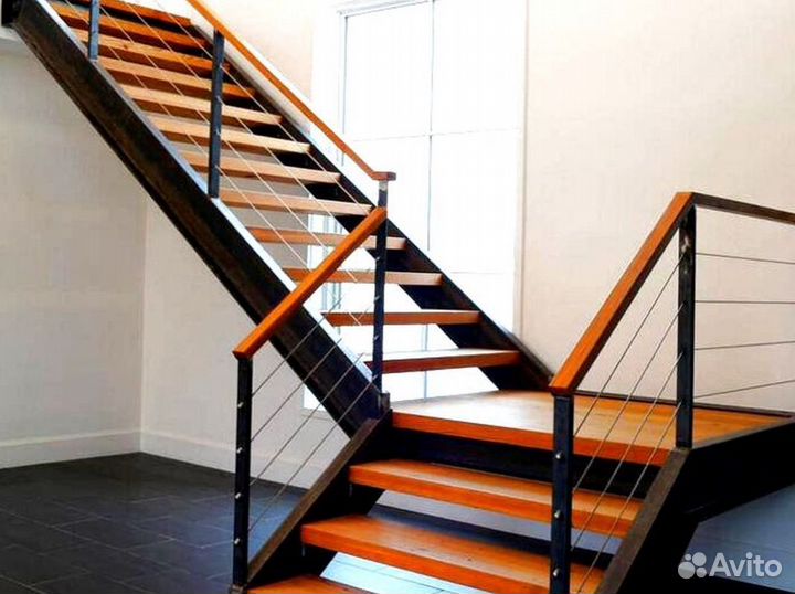 Металлическая лестница дизайн 5501