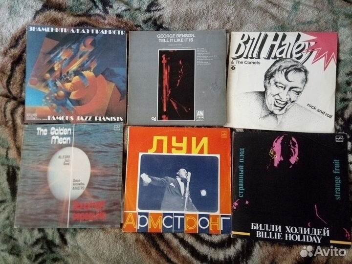 Грампластинки виниловые разные-1000 штук