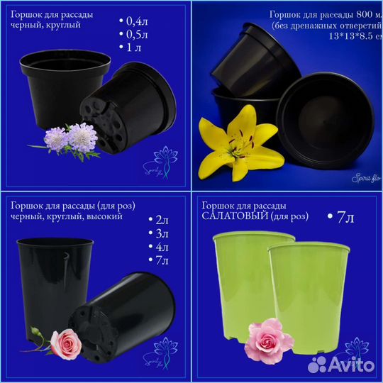 Горшок для рассады круглый
