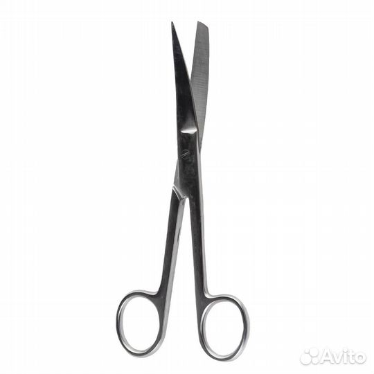 Ножницы с одним острым концом, вертикально-изогнут