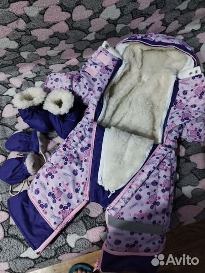 Комбинезон 2 в 1 зима,деми