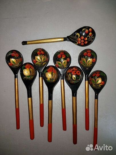 Деревянная посуда хохлома