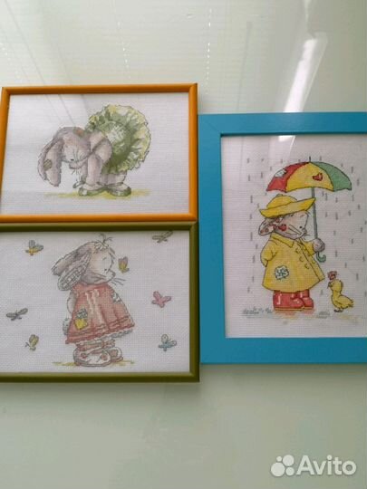 Набор картинок вышитие крестом