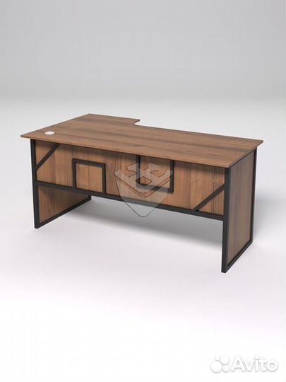 Стол эргономичный офисный сэ-18 (правосторонний) &