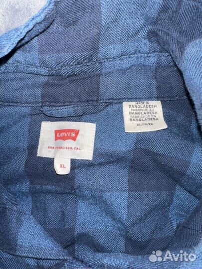 Клетчатая рубашка Levis (XL)