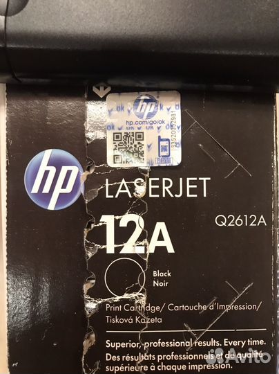 Картридж 12а Q2612A