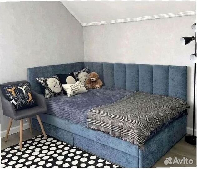 Кровать детская мягкая