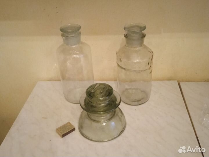 Штангласс бутыль аптечная, Изолятор высоковольтный