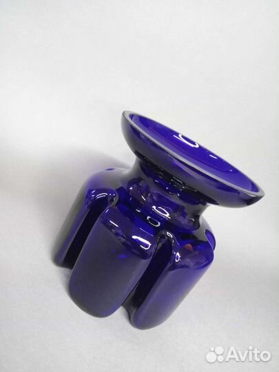 Ваза кобальтовое стекло