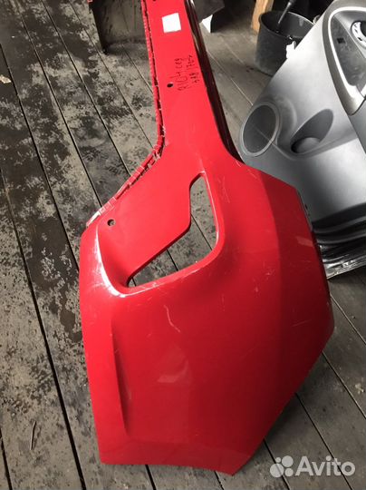 Бампер задний Kia Rio 4 дорестайлинг