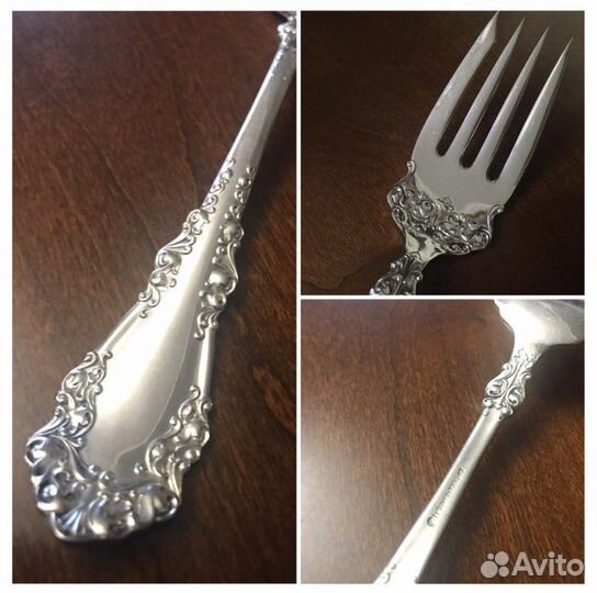 Вилка сервировочная, винтаж, Америка