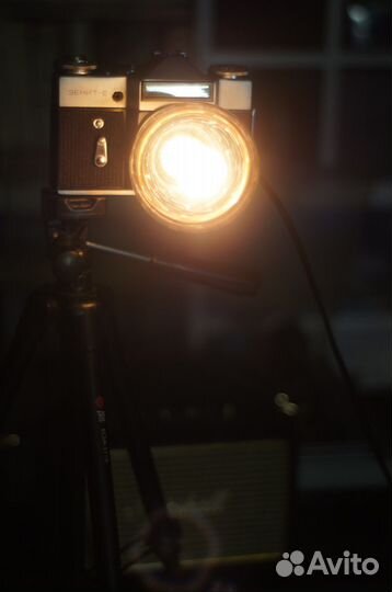 Светильник ночник из фотоаппарата зенит