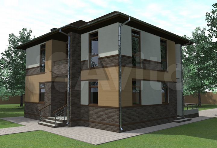 Дом 141,1 м² на участке 10 сот.