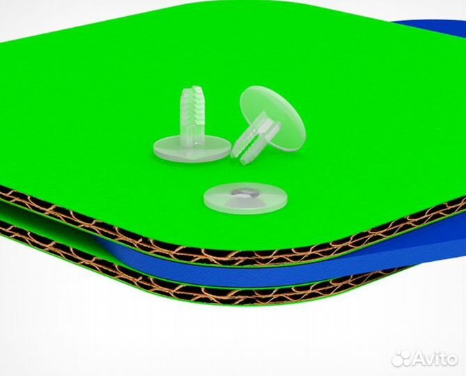 Заклепка универсальная пластик (50 комп)