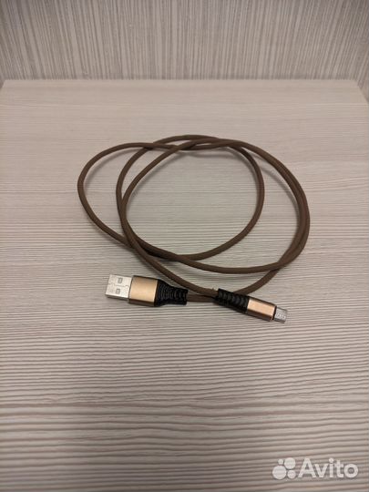 Провод micro-usb (коричневый)