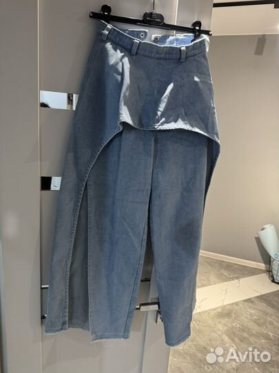 Джинсы клеш дизайнерские