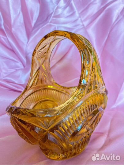 Корзинка винтажная посуда