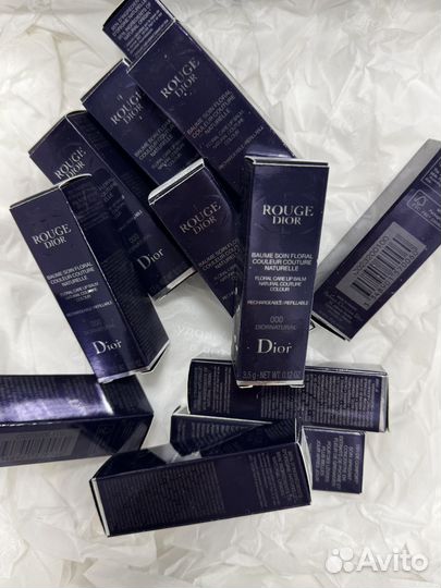 Помада dior rouge бальзам для губ прозрачный 000