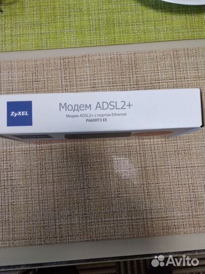 Модем zyxel adsl2+ с портом Ethernet P660RT3. EE