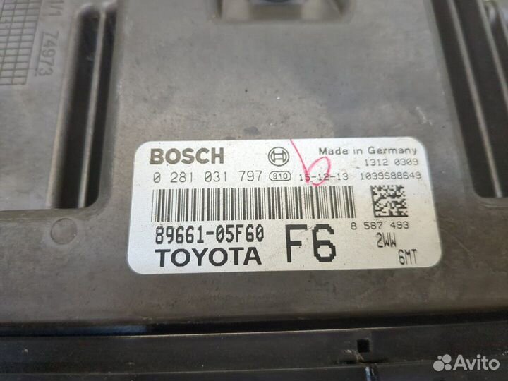 Блок управления двигателем Toyota Avensis 3, 2016