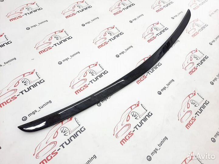 Спойлер на багажник Mercedes E-class w212 карбон