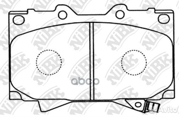 Колодки передние PN1411 NiBK