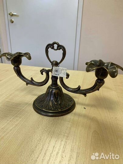 Канделябр на 2 свечи 